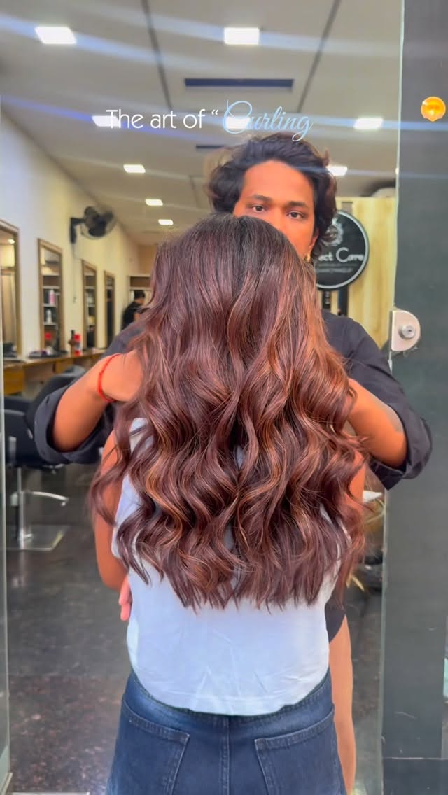Styled curls at Perfect Care