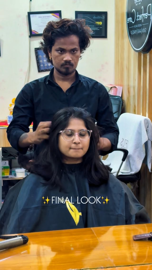Styling in progress at Perfect Care